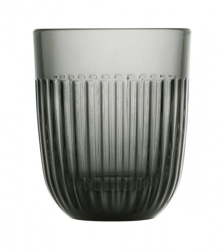 Gobelet gris anthracite verre pressé 26 cl Ouessant La Rochere