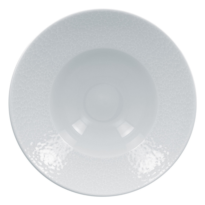 Assiette coupe creuse rond blanc porcelaine Ø 22,7 cm Charm Rak
