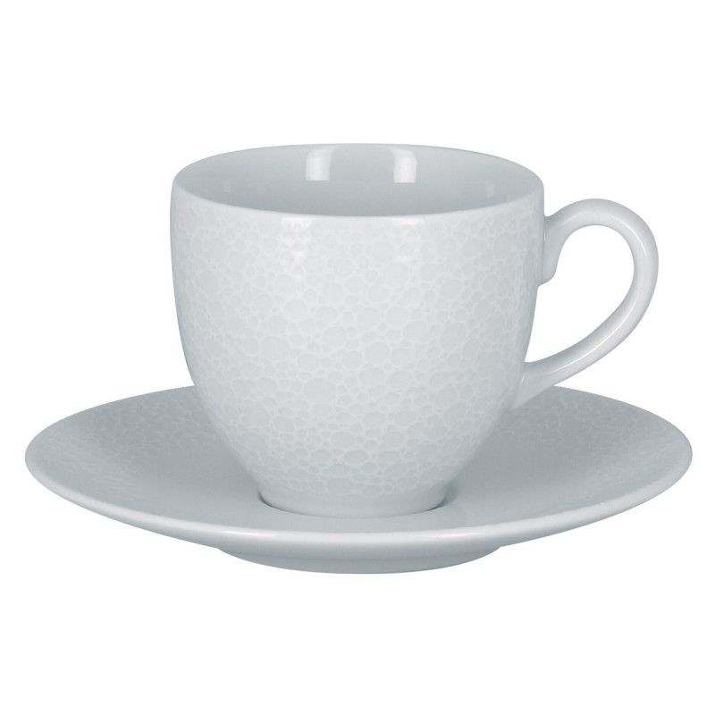 Tasse à café / thé rond blanc porcelaine 23 cl Ø 8,5 cm Charm Rak