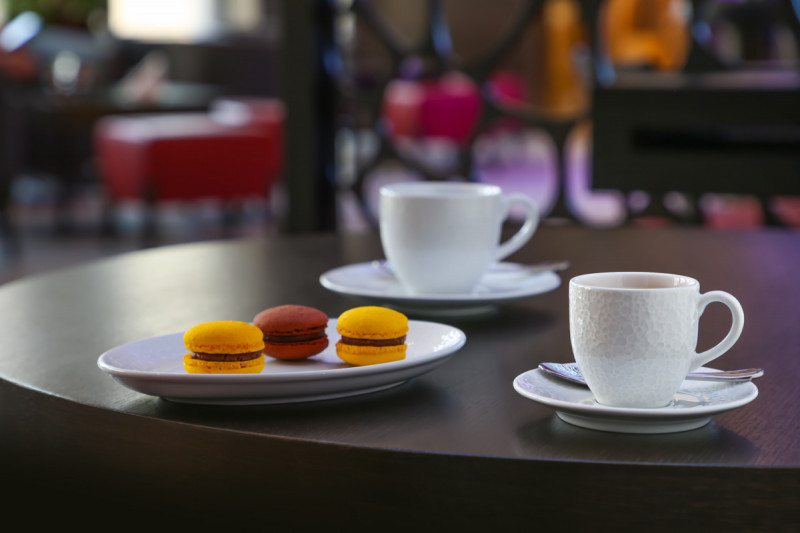 Tasse à expresso rond blanc porcelaine Ø 12,5 cm Charm Rak