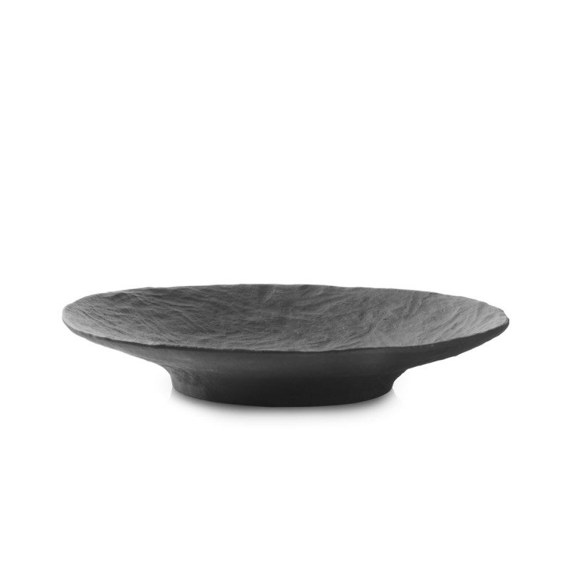 Coupe porcelaine culinaire Noir brut Ø 22 cm 4 cm Yli Revol