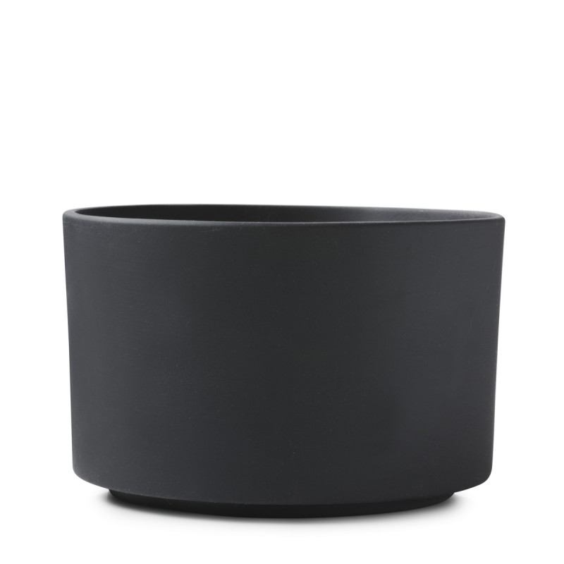 Bol rond noir porcelaine Ø 11 cm Caractère Revol