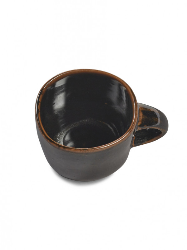 Mug ovale Brown grès émaillé 30 cl 10,5 cm Out Of Lines Serax