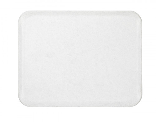 Plateau polyester blanc 42x32 cm Poly Str Profil Mat 2 Platex