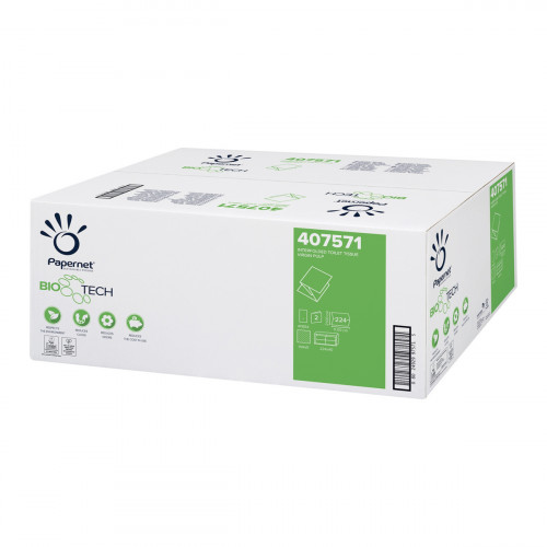 Papier hygiénique blanc ouate de cellulose 11 cm x 21 cm (40 pièces)