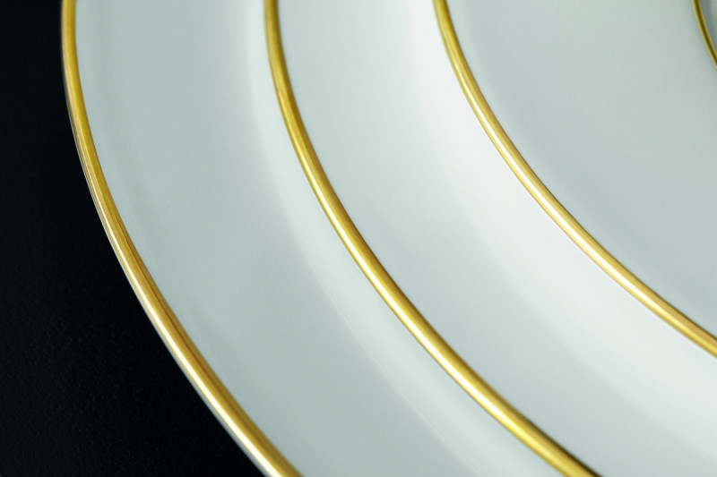 Assiette plate rond blanc porcelaine bone china Ø 31 cm Anmut Villeroy & Boch