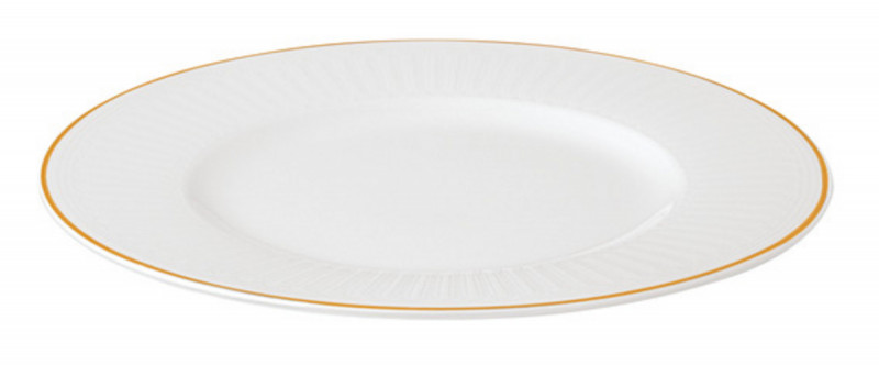 Assiette plate rond blanc porcelaine bone china Ø 24,5 cm Chateau Septfontaines Villeroy & Boch