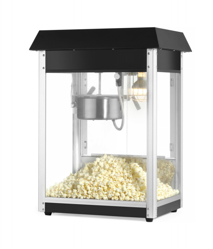 Machine à pop-corn aluminium 0,15 kg/min 1500 W 230v 77,8x57,4x42 cm Hendi