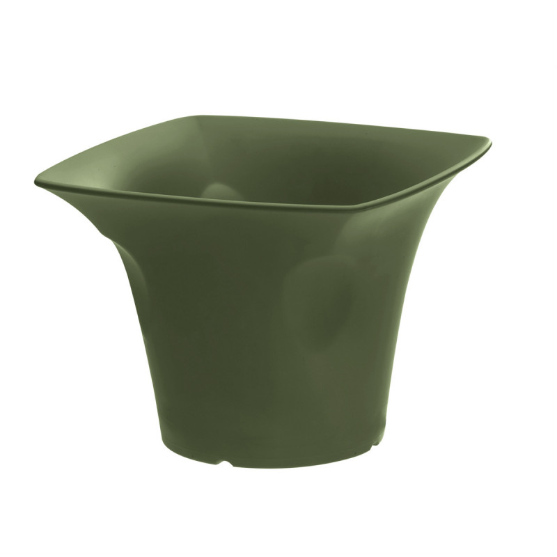 Saladier bol «&nbsp;gandot&nbsp;» vert fibre végétale 15,5 cm Liliroc Saint Romain