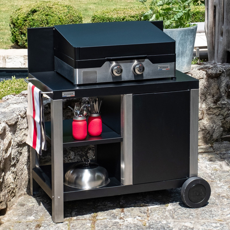 Desserte inox 102x64x99 cm Signature Allure Duo Le Marquier