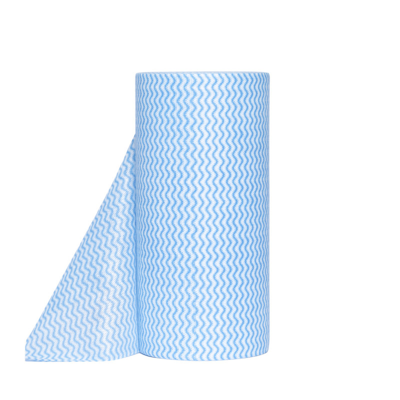 Lavette non tissée bleu viscose 50x30 cm Kleaning Essentials