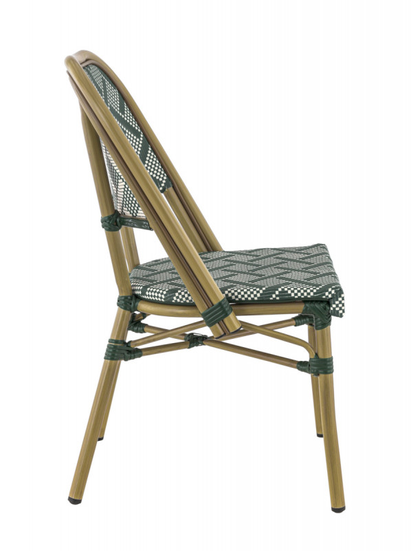 Chaise vert 85x48x56 cm Odeon