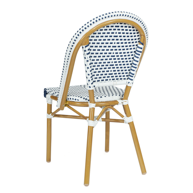 Chaise bleu marine 88x48x55 cm Frejus Flexmob