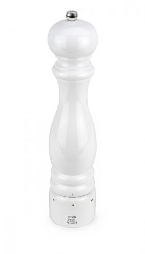 Moulin à sel humide blanc Ø 6,7 cm 30 cm Paris Peugeot Saveurs