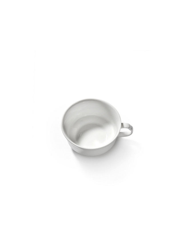 Tasse à café rond blanc porcelaine 19 cl Ø 11,3 cm Silhouette Serax