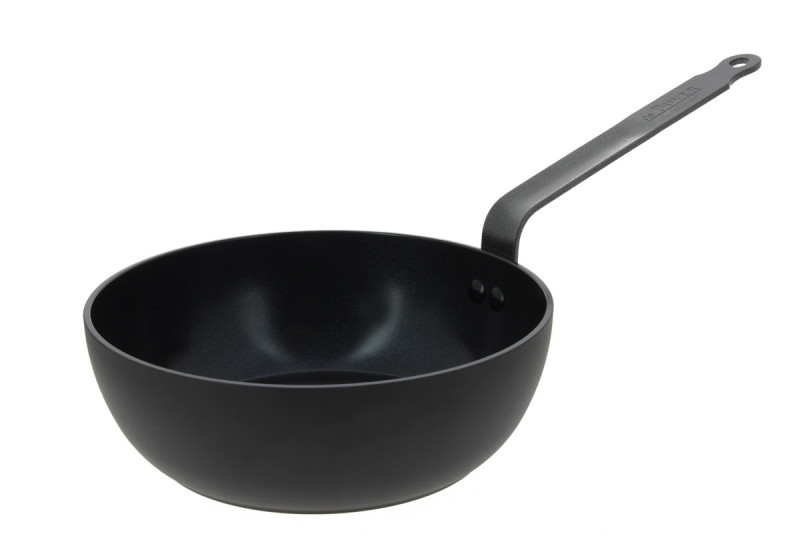 Sauteuse bombée aluminium Revêtement anti-adhésif Ø 24 cm 7,4 cm Ceranoa De Buyer