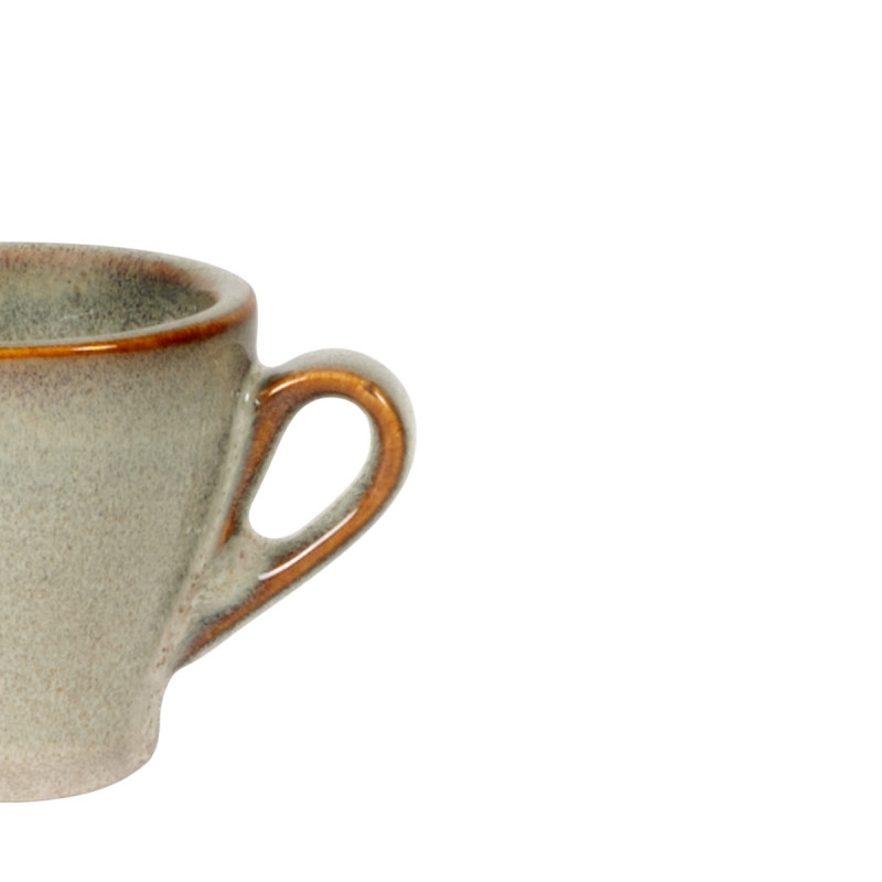 Tasse expresso rond gris bleu porcelaine 7 cl Ø 8,5 cm Serena Pro.mundi