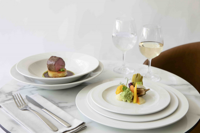 Assiette plate rond blanc porcelaine Ø 17 cm Presto Accolade