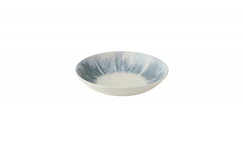 Assiette coupe creuse rond Blue porcelaine vitrifiée Ø 24,8 cm Lyra Churchill