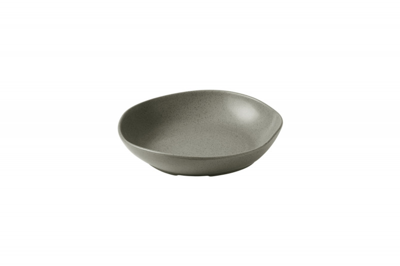 Assiette creuse organique peppercorn porcelaine vitrifiée 21,5 cm Stonecast Natural Churchill