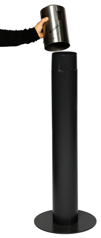 Cendrier sur pied acier 31 cm x 98 cm Probbax