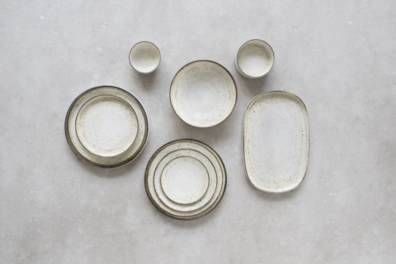 Bol droit rond beige porcelaine Ø 12 cm Lunéa Pro.mundi