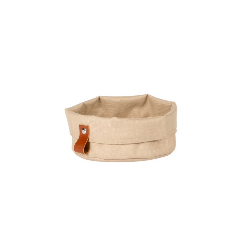 Corbeille de table rond beige tétron Ø 17 cm 11,5 cm Artiss Pro.mundi