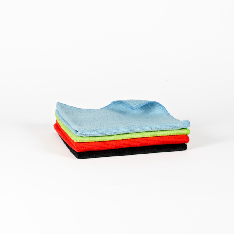 Lavettes microfibre bleu microfibre 40x40 cm Kleaning Essentials (5 pièces)