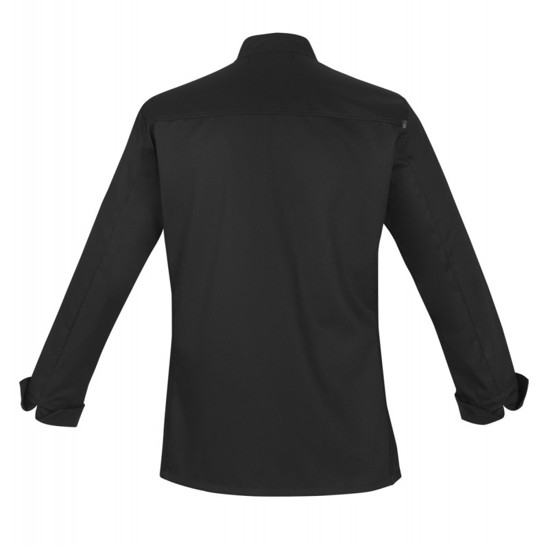 Veste de cuisine manches longues noir T5 Abax Robur