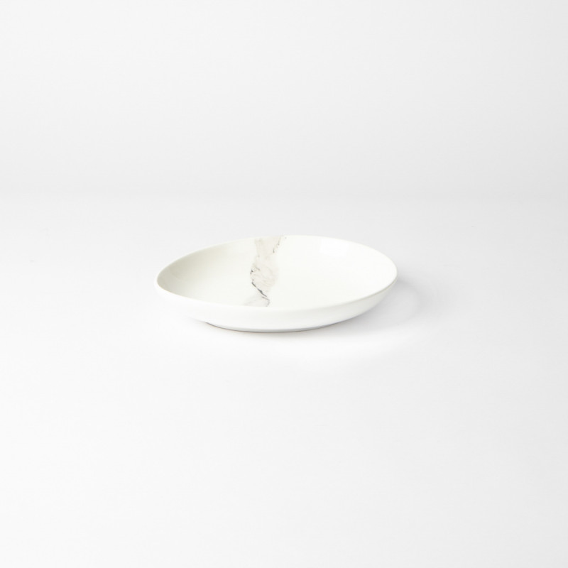 Assiette coupe creuse blanc porcelaine Ø 20 cm Silk Accolade