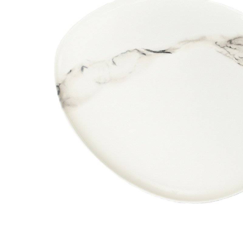Assiette coupe plate blanc porcelaine Ø 32 cm Silk Accolade
