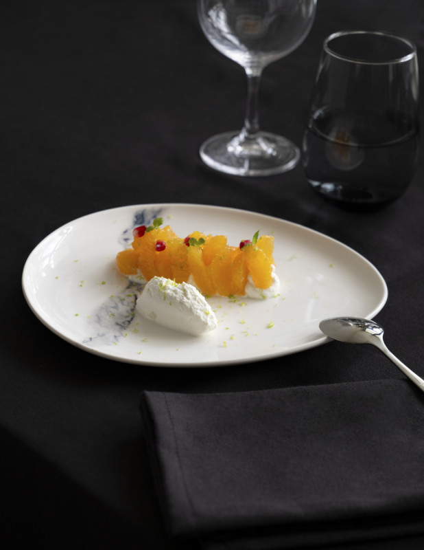 Assiette coupe plate blanc porcelaine Ø 28 cm Silk Accolade