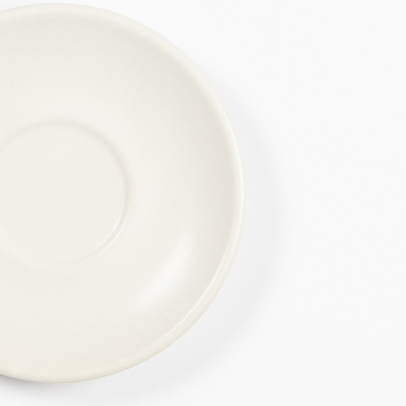 Sous tasse à café rond crème Grès 12 cl Ø 12 cm Pulse Essentials Collection