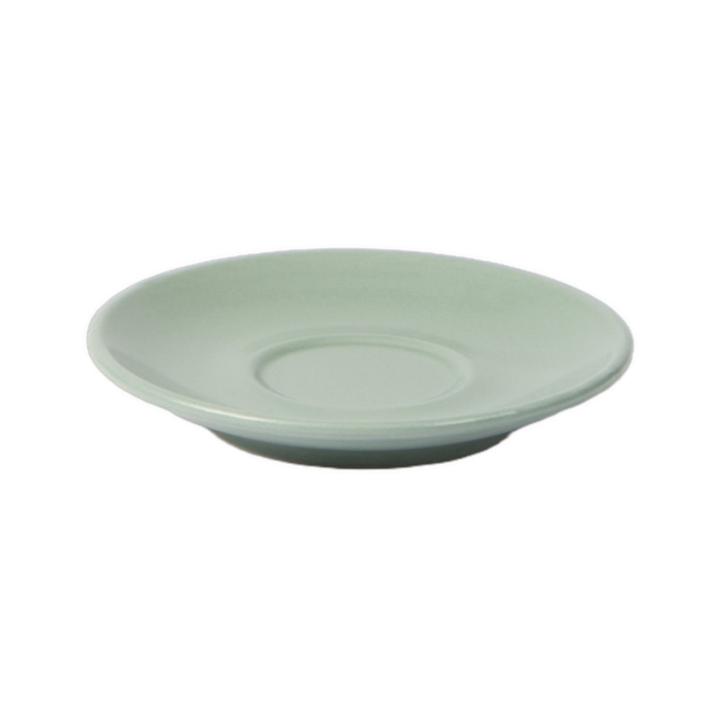Sous tasse à café rond vert Grès Ø 12 cm Pulse Essentials Collection