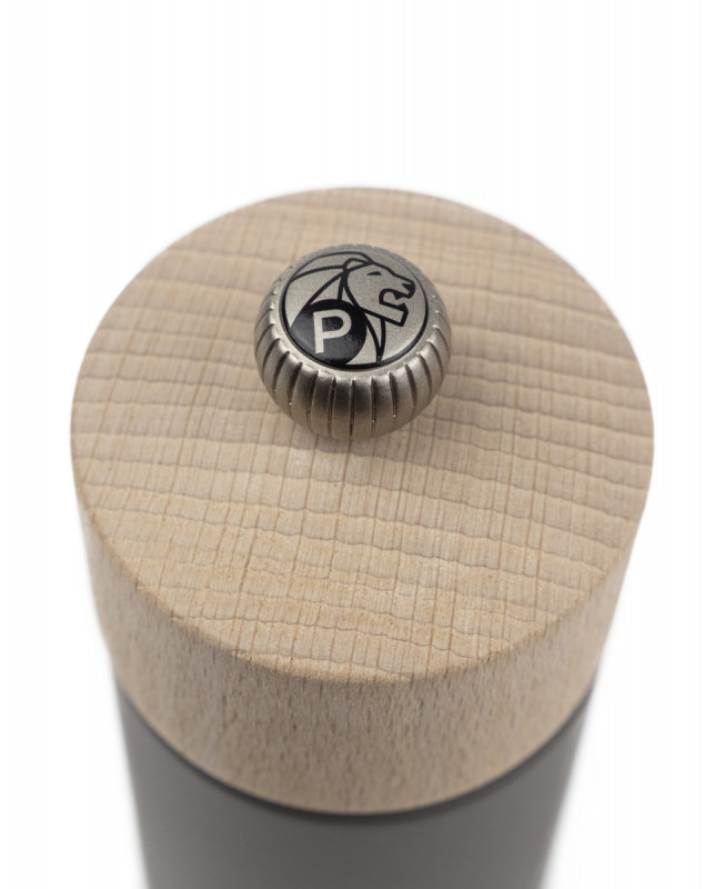 Moulin à poivre droit gris Ø 5,2 cm 5,2x5,2x12 cm Boreal Peugeot Saveurs