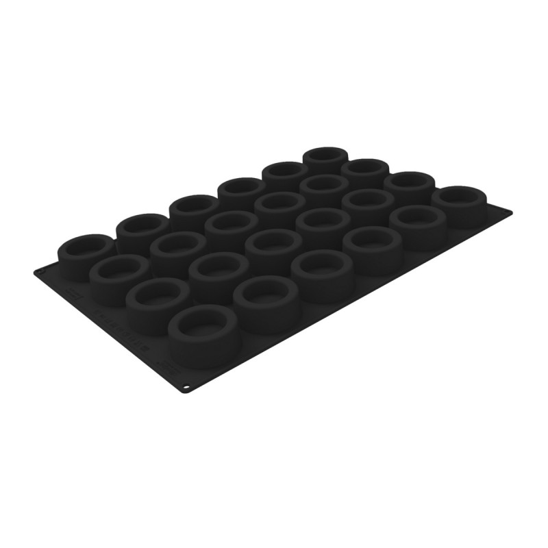 Plaque 24 savarins ronds silicone Pâtissier 60x40x3,5 cm