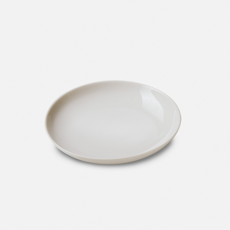 Coupelle rond Blanc albâtre porcelaine culinaire Ø 13 cm Madeleine Revol