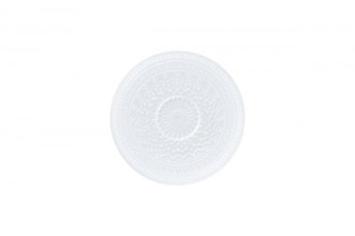 Sous tasse à espresso rond blanc porcelaine Ø 12,5 cm Céleste Rak