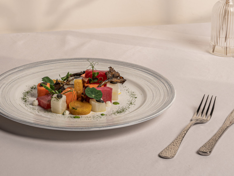 Assiette plate rond blanc porcelaine Ø 29 cm Sublime Rak