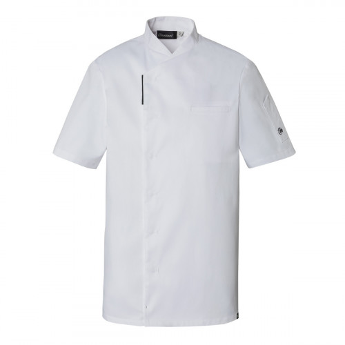 Veste de cuisine manches courtes blanc T5 Reko Molinel