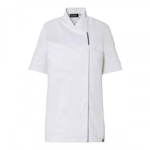 Veste de cuisine manches courtes blanc T1 Reko Molinel