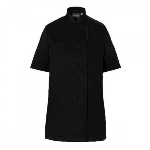 Veste de cuisine manches courtes noir T2 Reko Molinel