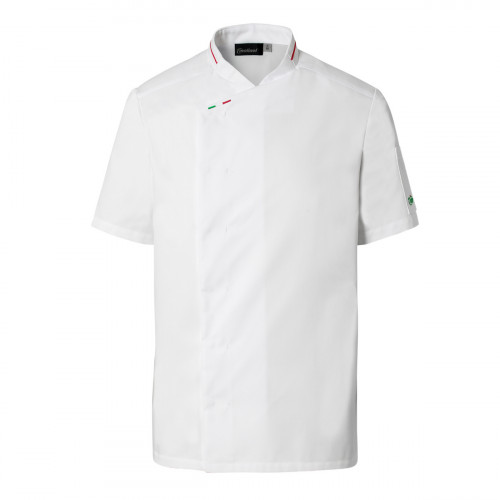 Veste de cuisine manches courtes blanc T5 Pesto Molinel