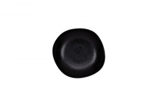 Assiette creuse organique Speckle porcelaine vitrifiée Ø 17 cm Between Rak
