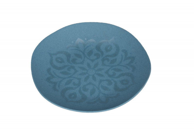 Assiette creuse organique Water porcelaine vitrifiée Ø 26 cm Between Colored Rak