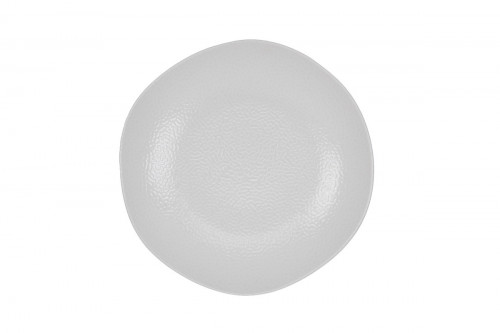 Assiette creuse organique Speckle porcelaine vitrifiée Ø 26 cm Between Rak