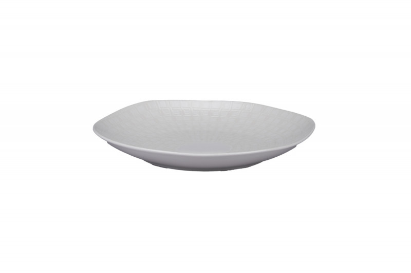 Assiette creuse organique Nuance porcelaine vitrifiée Ø 26 cm Between Rak