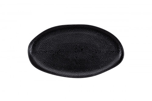 Assiette plate organique Speckle porcelaine vitrifiée Ø 32 cm Between Rak
