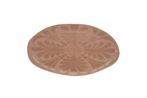 Assiette plate organique Fire porcelaine vitrifiée Ø 32 cm Between Colored Rak