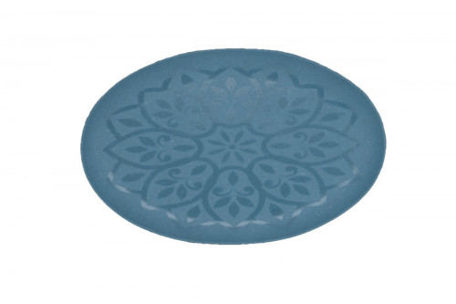 Assiette plate organique Water porcelaine vitrifiée Ø 34 cm Between Colored Rak